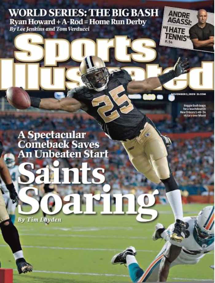 Reggie Bush Soaring over Miami